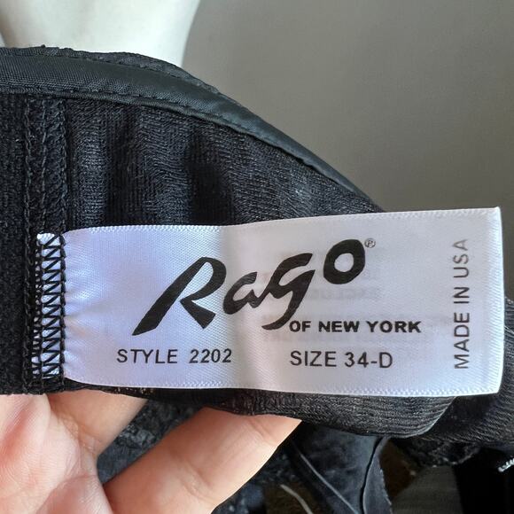 RAGO Longline Wireless Expandable Cup Bra Retro Vintage Madmen - Picture 3 of 6